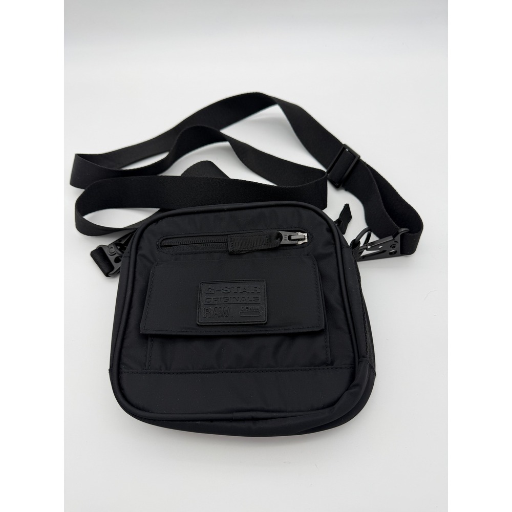 G-Star RAW Originals Black Nylon Crossbody Messenger Bag Tactical Utility Pouch